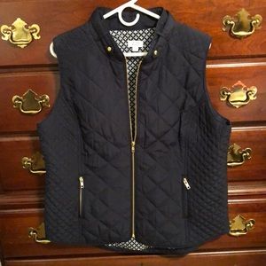 NWOT! Navy Crown & Ivy Vest